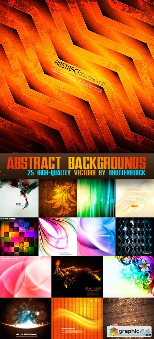 Abstract Backgrounds 25xEPS