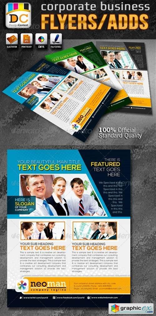 Neo Man Corporate Business Flyers/Adds