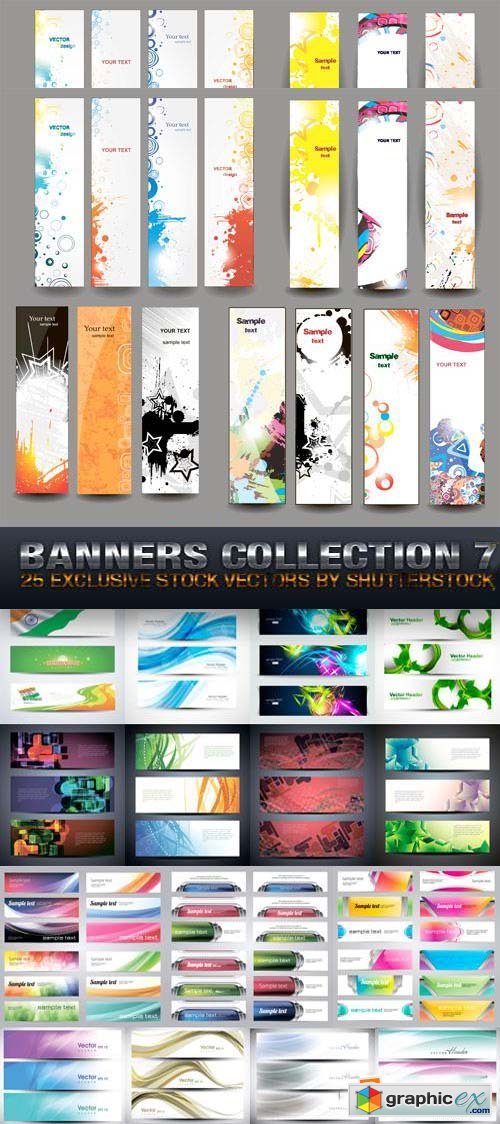 Banners Collection 7, 25xEPS