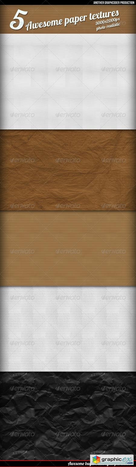 5 Awesome Retro Paper Textures Backgrounds 325944