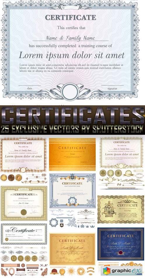 Certificates 25xEPS