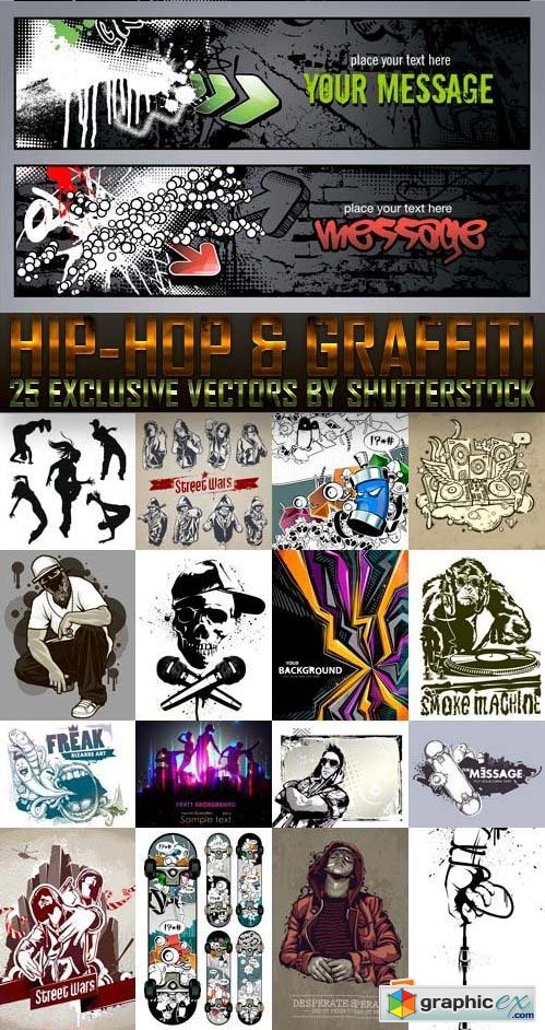 Hip-Hop & Graffiti 25xEPS