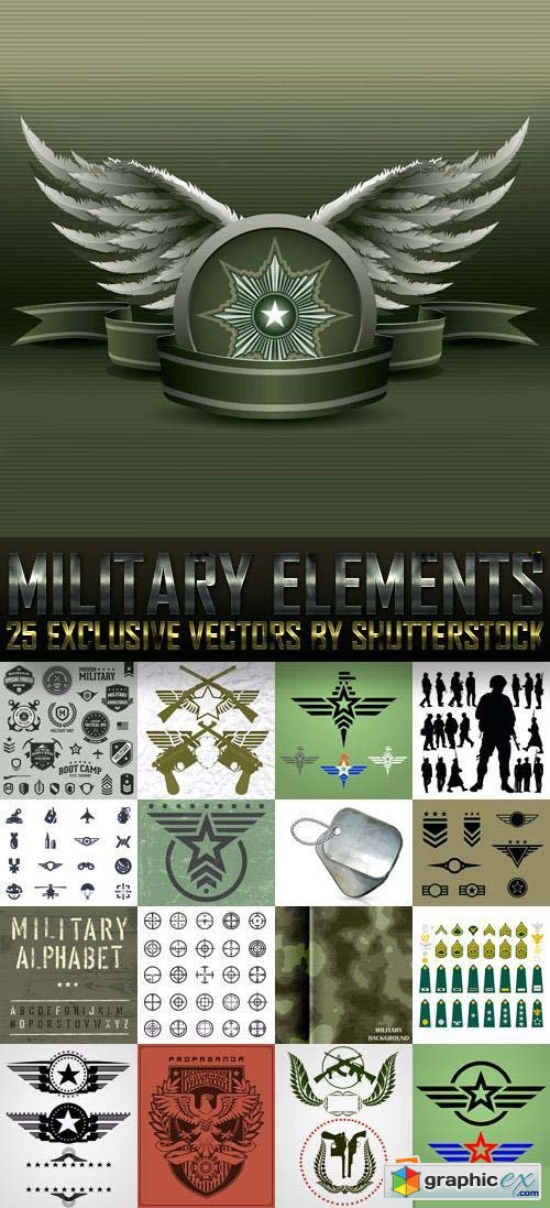 Military Elements 25xEPS