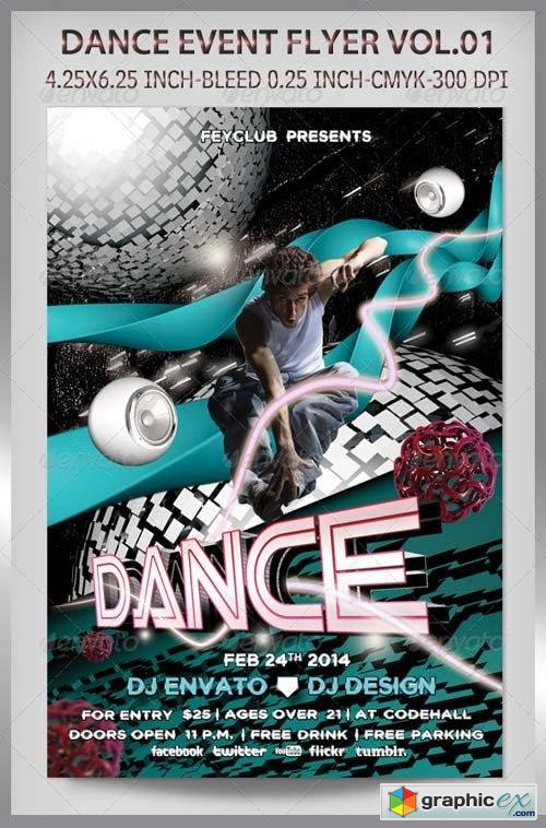 Dance Event Flyer Vol.01