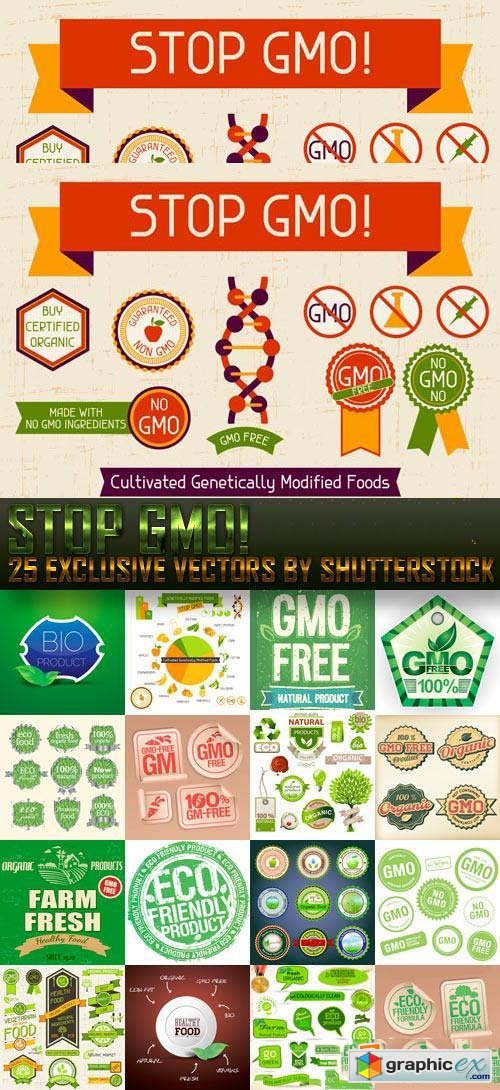 Stop GMO! 25xEPS