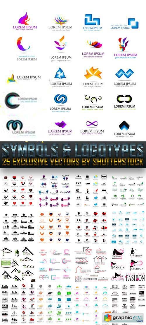 Symbols & Logotypes 25xEPS