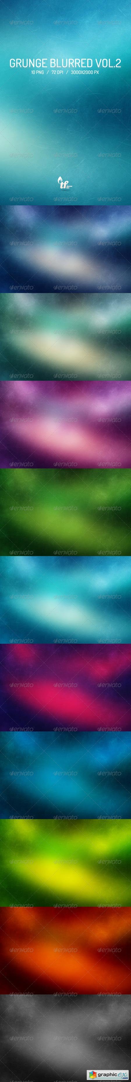 10 Grunge Blurred Backgrounds Vol.2 6869668