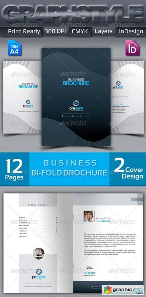 Present_Bi-fold corporate business brochure
