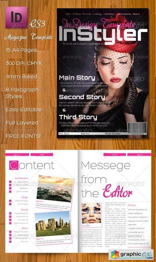 InStyler - InDesign A4 Magazine