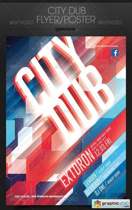 City Dub Party Poster/Flyer