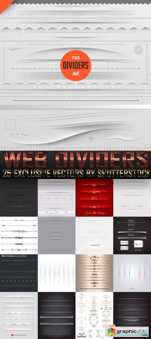 Web Dividers 25xEPS
