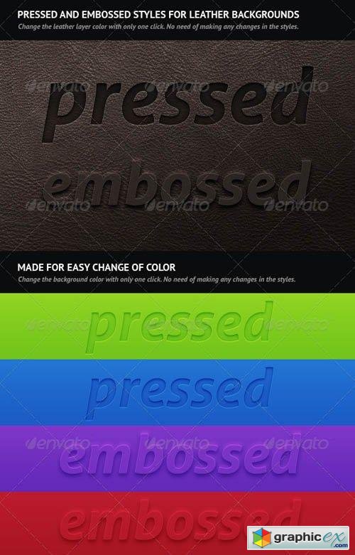 Pressed And Embossed Styles