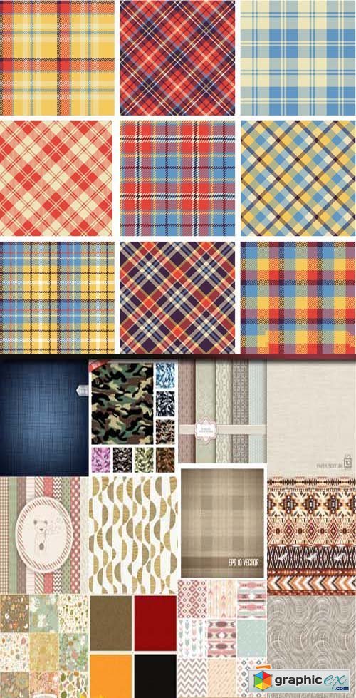 Fabric texture background, 25xEPS