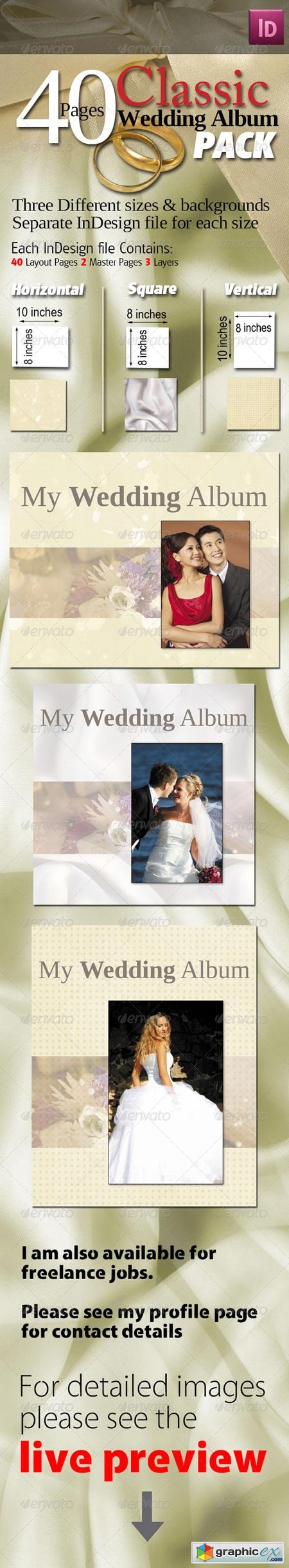 40 Pages Classic Wedding Albums Pack 551462
