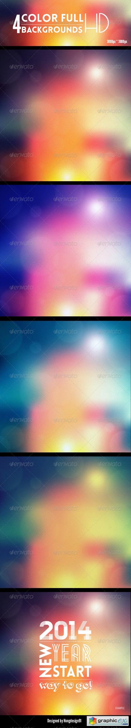 4 Amazing Color Full Backgrounds 6888439