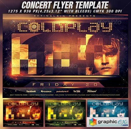 Concert Flyer Template v.2