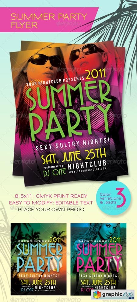 Summer Party Flyer 233295