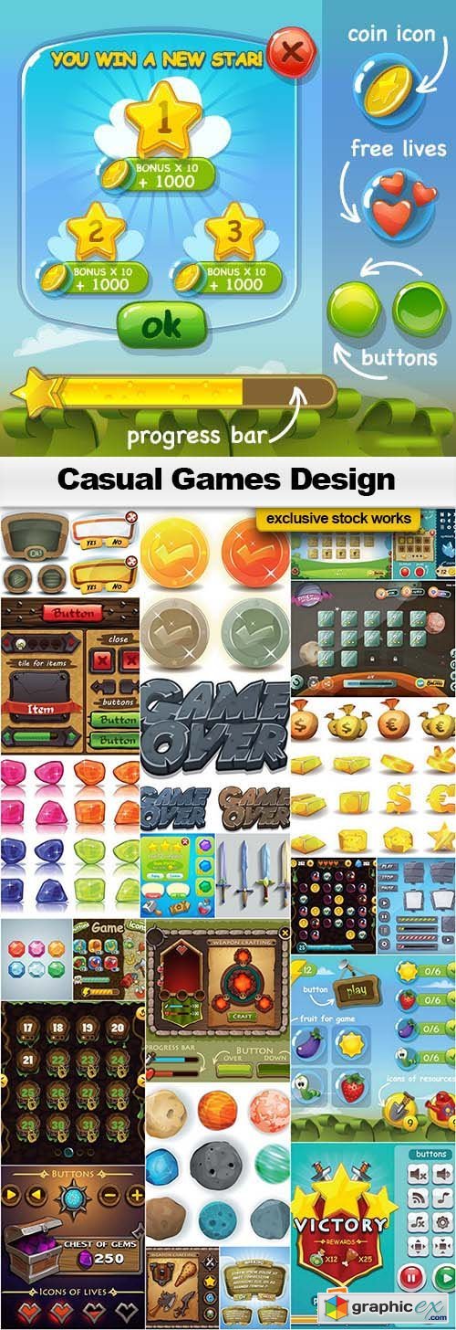 Casual Games Design - 25x EPS
