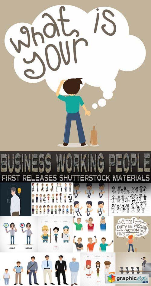 Amazing SS - Business Working People, 25xEPS