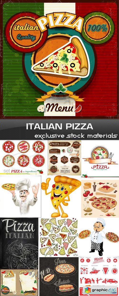 Italian Pizza, 25xEPS