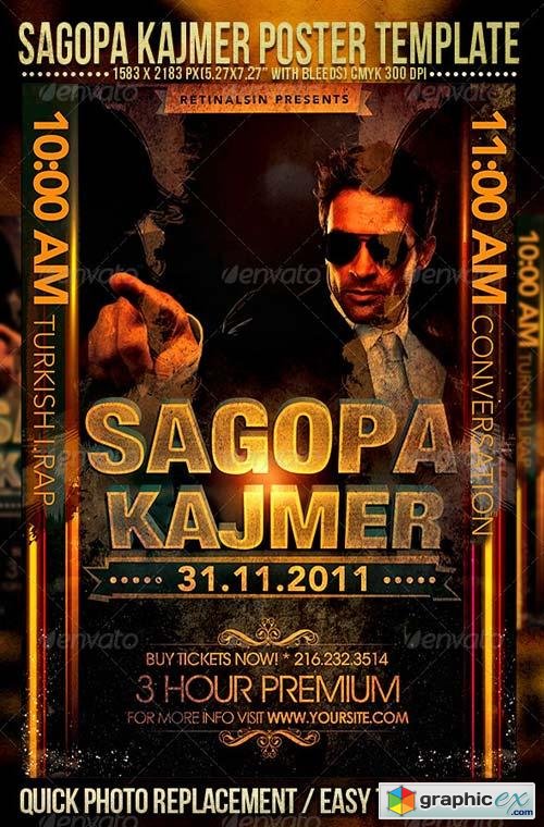 Sagopa Kajmer Poster Template
