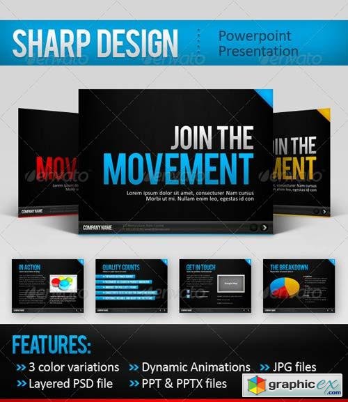 SharpDesign Powerpoint Template