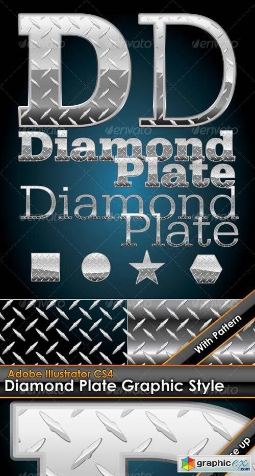 Diamond Plate Illustrator Graphic Style & Pattern