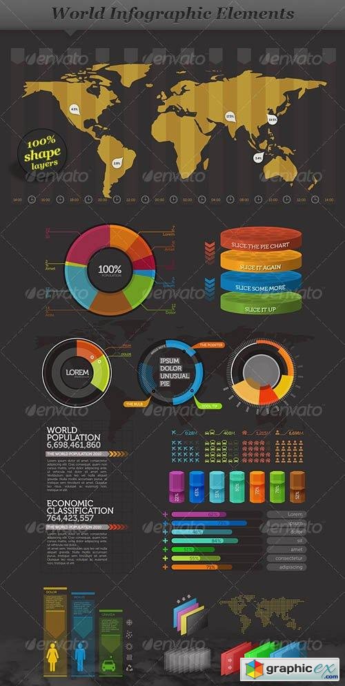 World - Infographic Elements - Visual Information
