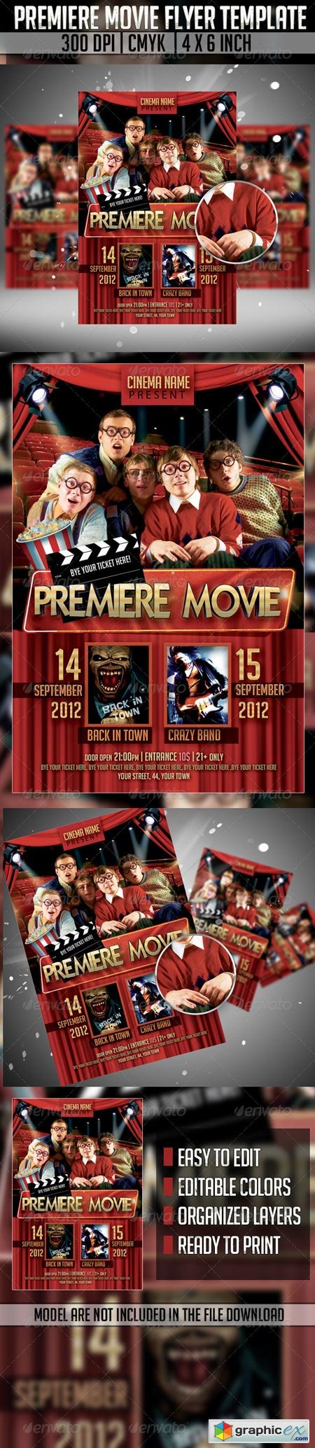 Premiere Movie Flyer Template 2848844