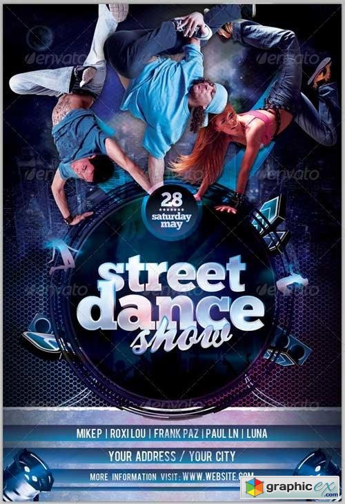 Street Dance Show Flyer Template