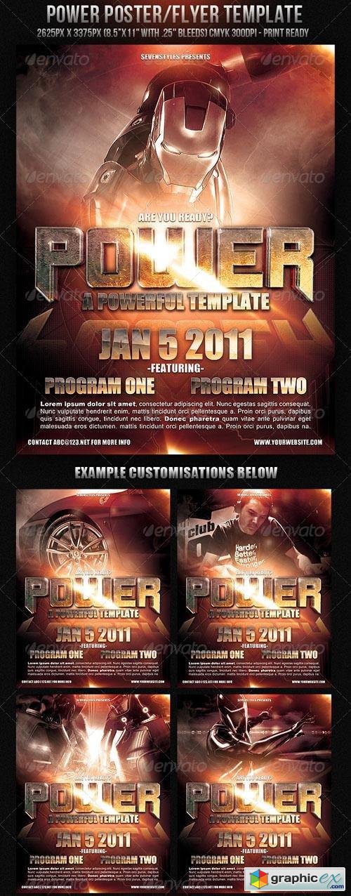Power Poster Flyer Template
