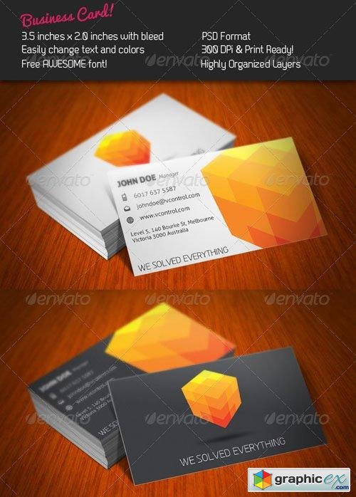 Cubic Business Card