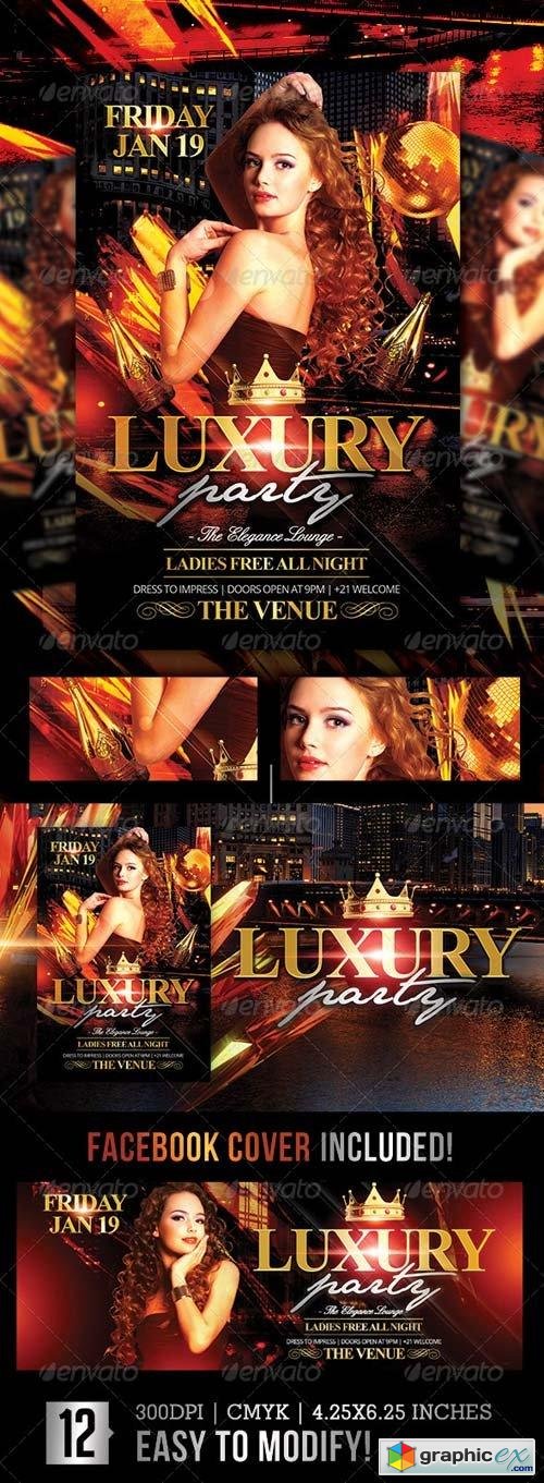 Luxury Nights | Flyer + Facebook Cover