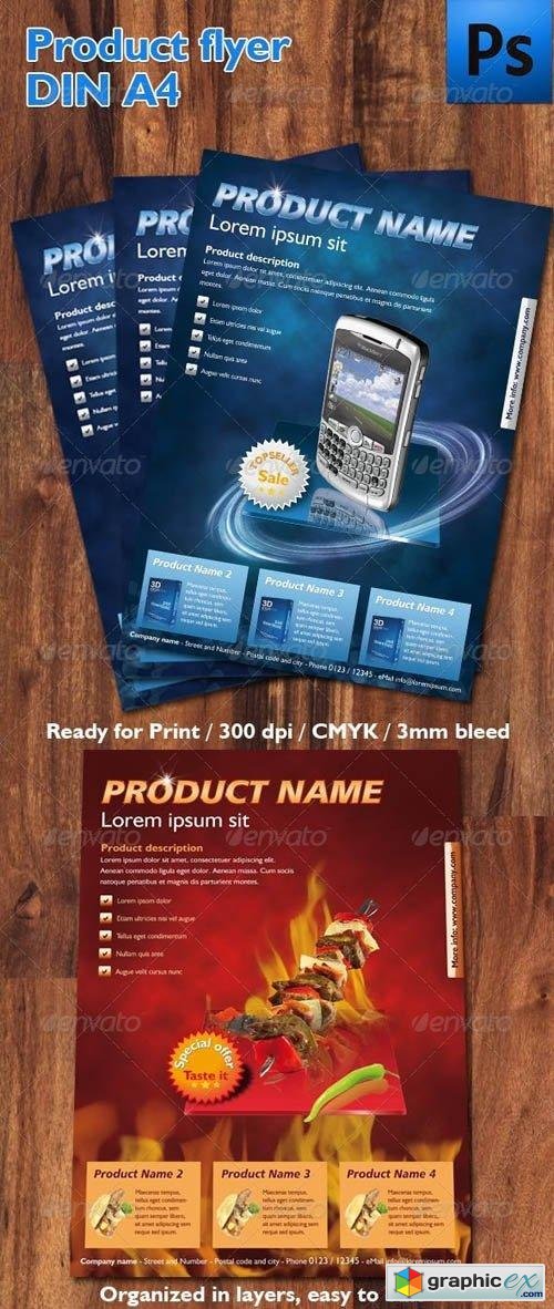 Product Flyer DIN A4