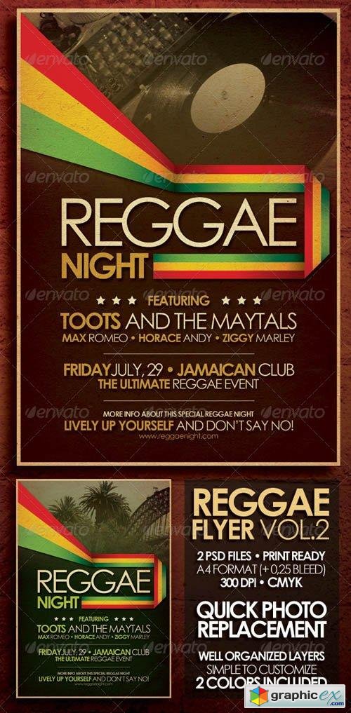 Reggae Flyer/Poster Vol. 2