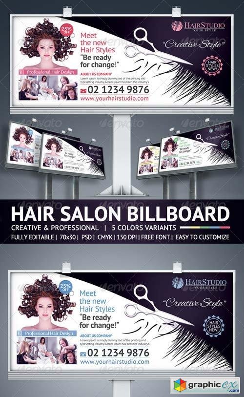 Hair Salon Billboard