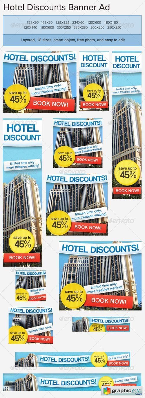 Hotel Accommodation Banner Ad