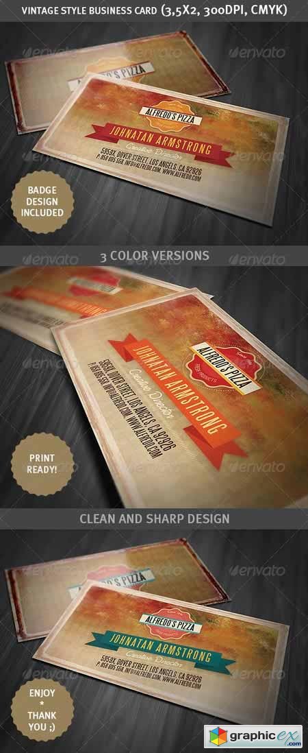 Grunge Style Business Card 2 2562415