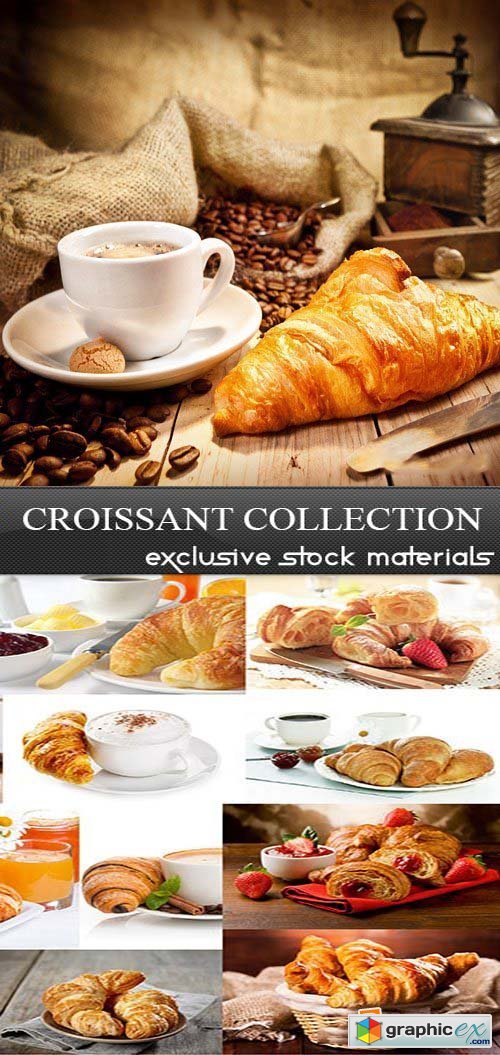 Croissant Collection, 25xUHQ JPEG