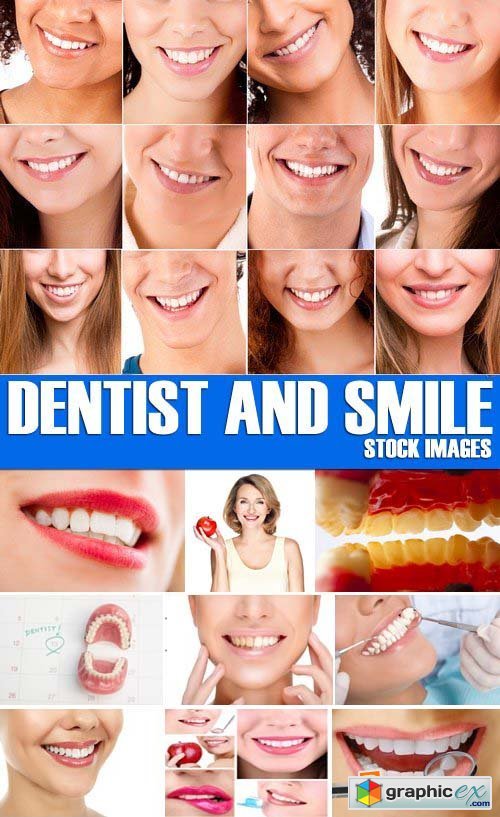 Stock Photos - Dentist and smile, 25xJPG
