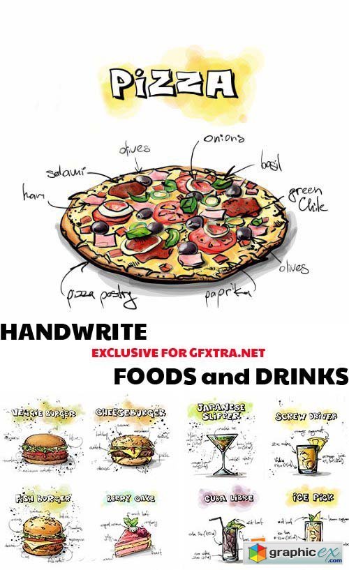 Handwrite Foods and Drinks 1