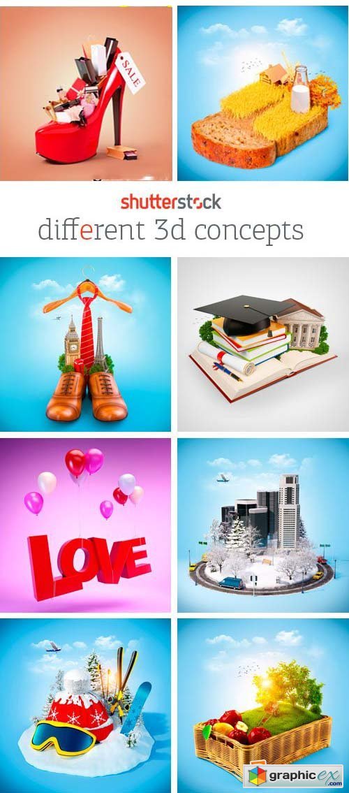 Amazing SS - Different 3D Concepts, 25xJPGs
