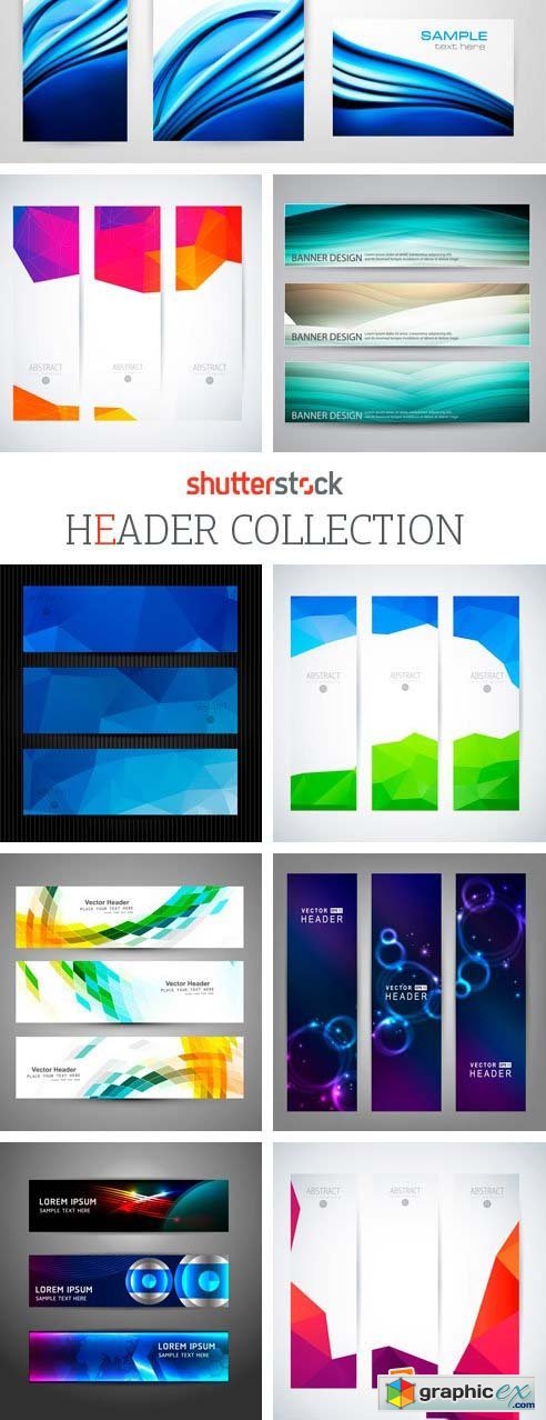 Amazing SS - Header Collection, 25xEPS