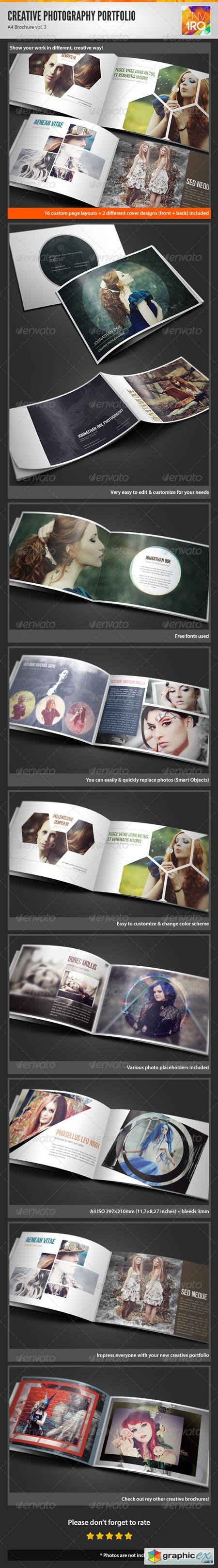 Creative Photography Portfolio A4 Brochure vol. 3 3117591