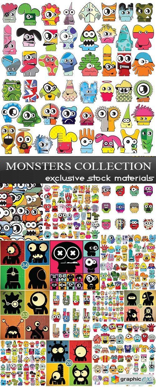 Monsters Collection, 25xEPS
