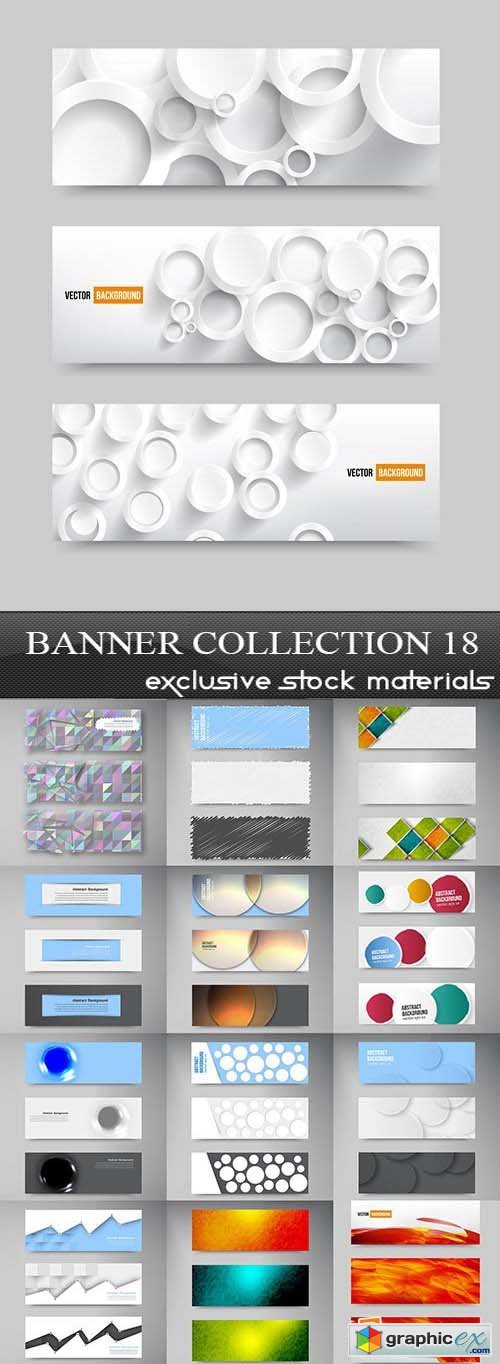 Collection of vector banners vol.18, 25xEPS
