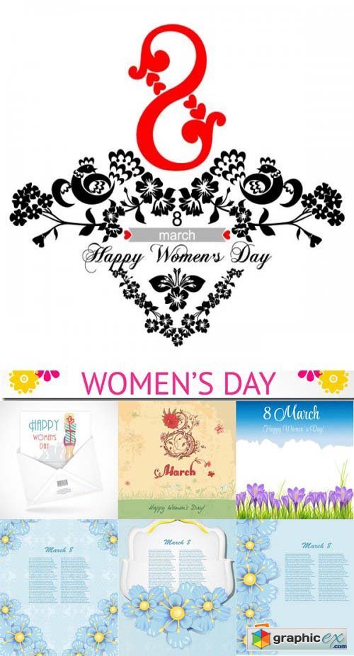 8 March & International women's day 25xEps