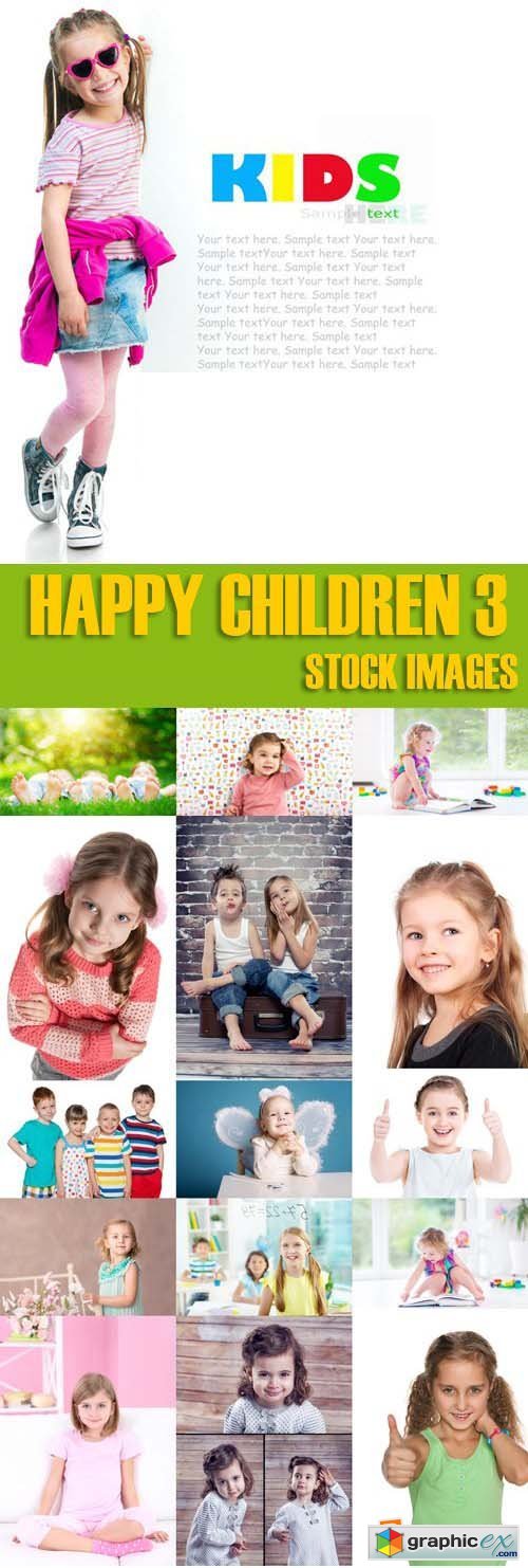 Shutterstock - Happy children 3, 25xJpg