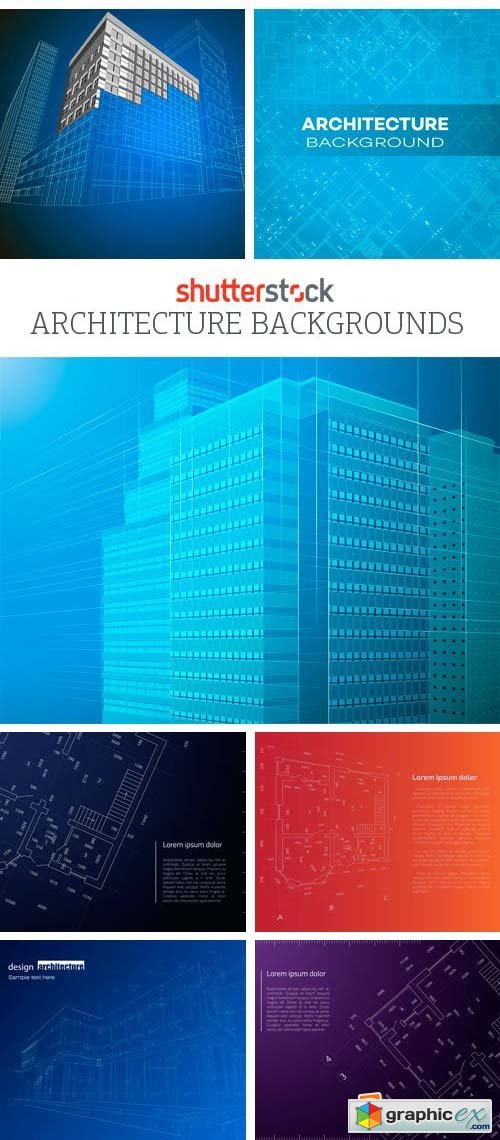 Amazing SS - Architecture Backgrounds, 25xEPS