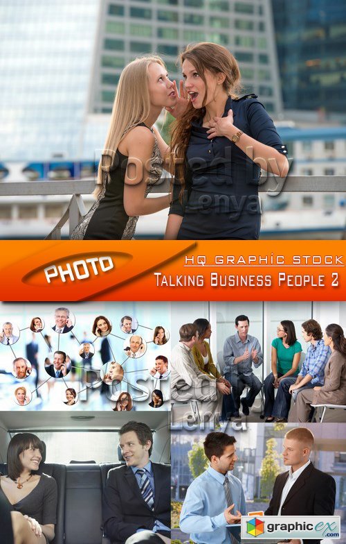 Stock Photo - Talking Business People 2